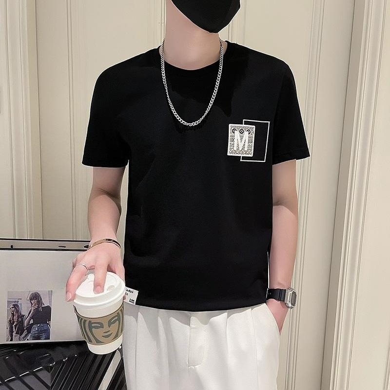 Korean Men Lifestyle - Trendiges Herren-Kurzarmshirt Sommer Koreanisch Inspirierte Coole