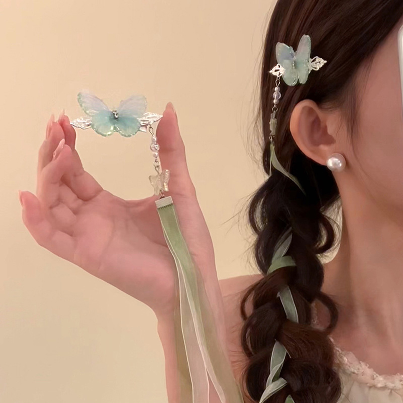 Hanbok Hair Pin - 2 stücke Neo Chinesischen Stil Haar