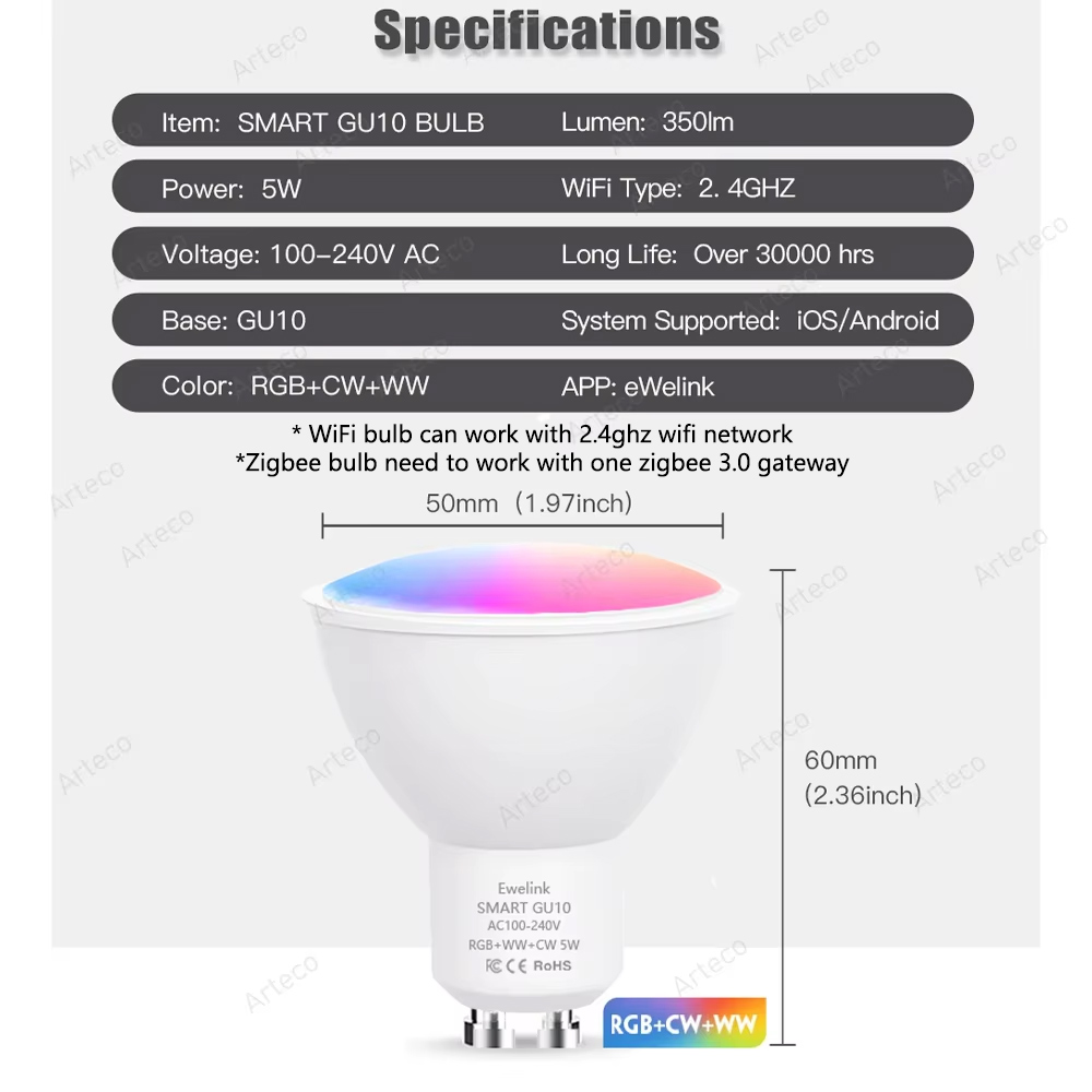 Ewelink GU10 Zigbee LED-Lampen – Philips Bulb Hue Bewertung und Preis