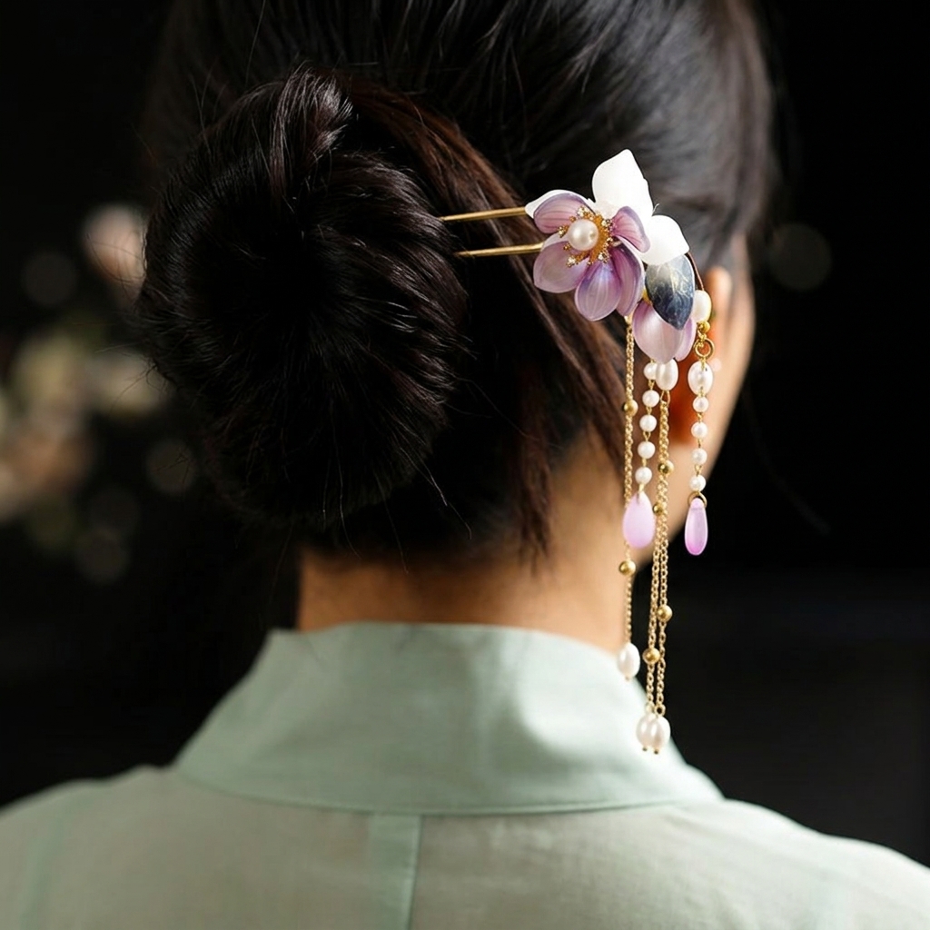 U-förmige Haarnadel aus Legier – Hanbok Hair Pin Bewertung und Preis