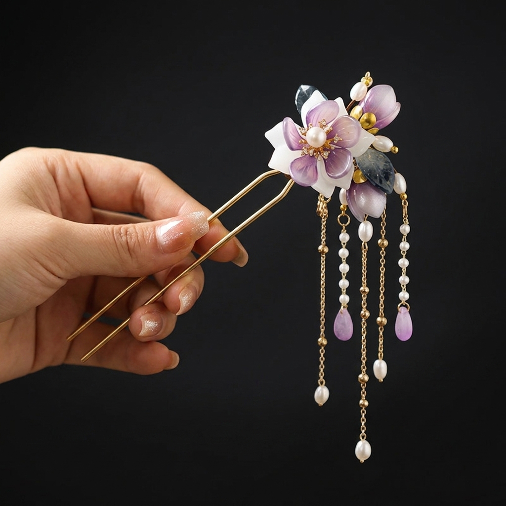 U-förmige Haarnadel aus Legier – Hanbok Hair Pin Bewertung und Preis