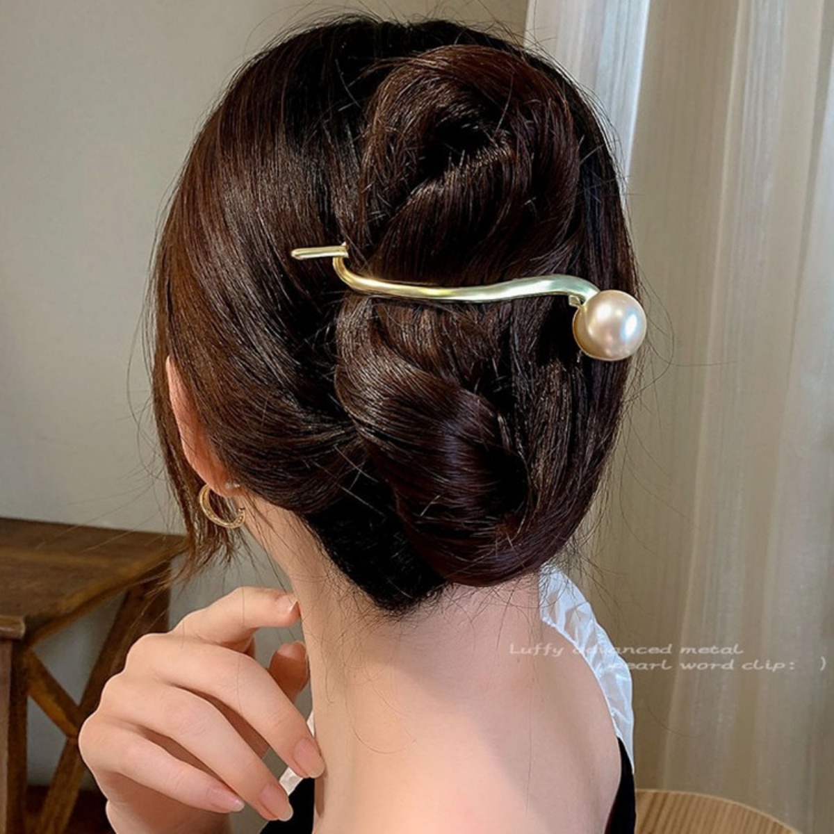 Elegante Glitzer-Perlen-Haarsp – Korean Lifestyle & Kids Boutique Photos Bewertung und Preis