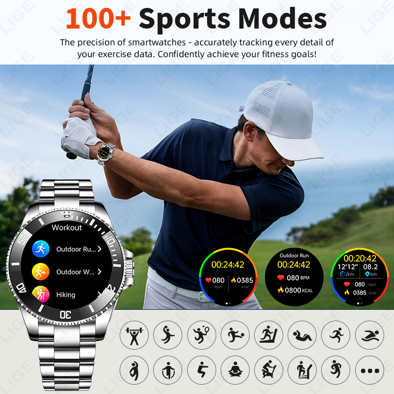 LIGE Smartwatch im neuen Luxus – Korean Luxury Lifestyle Bewertung und Preis