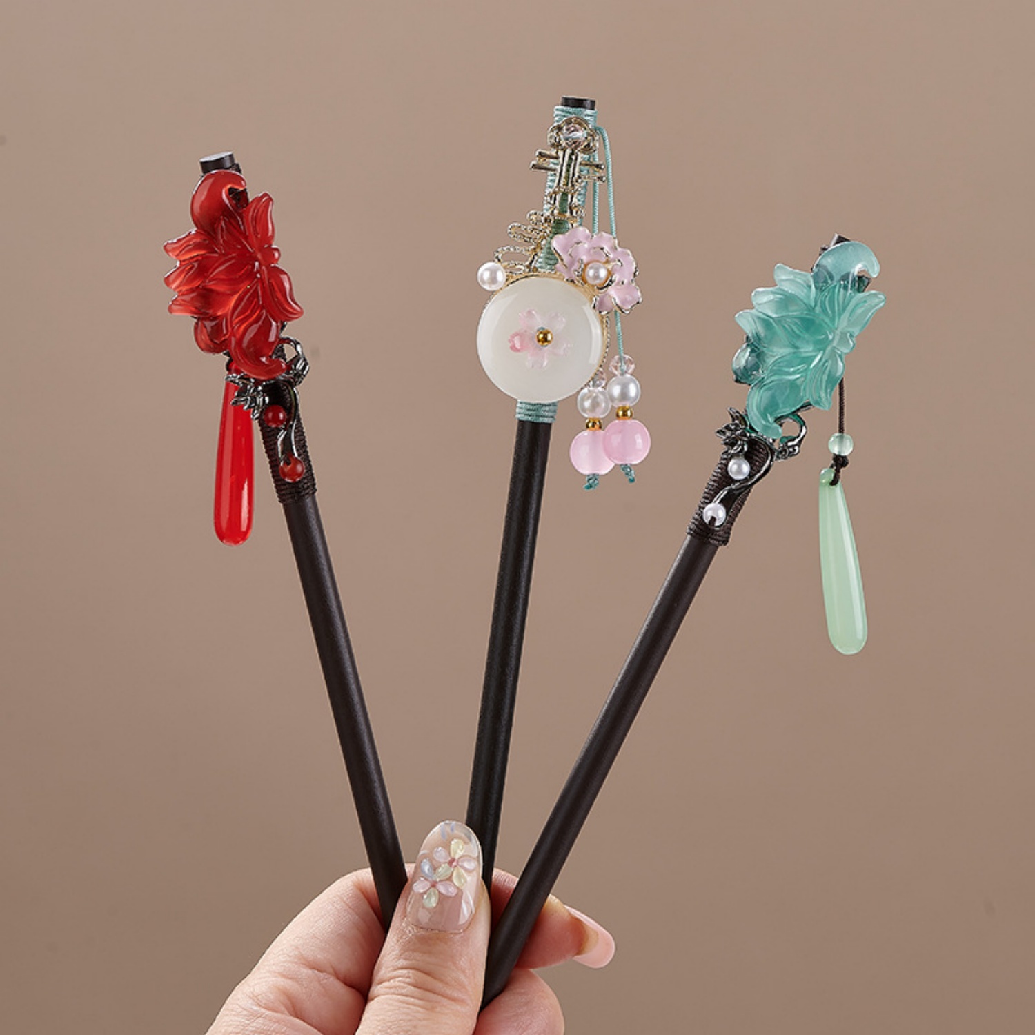 Vintage-Blumen-Haarnadel für D – Hanbok Hair Pin Bewertung und Preis