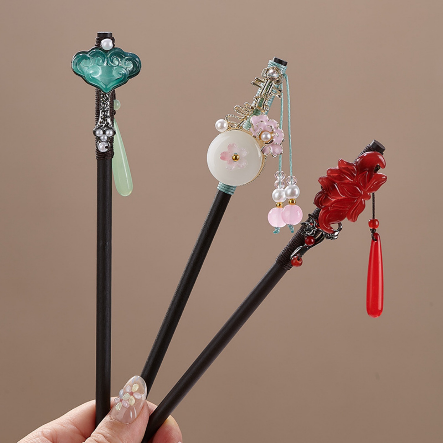 Vintage-Blumen-Haarnadel für D – Hanbok Hair Pin Bewertung und Preis