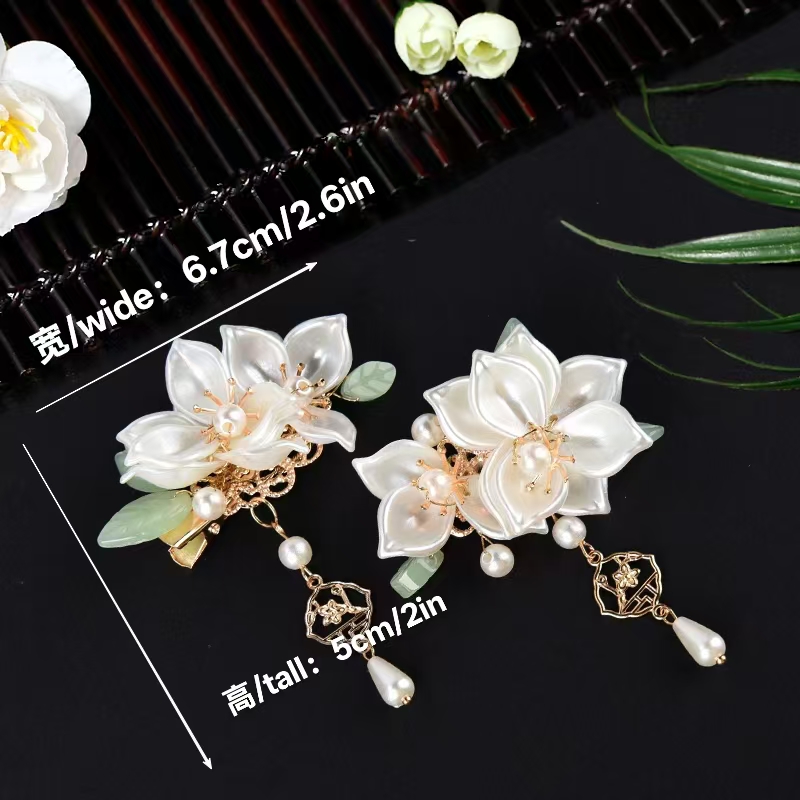 Tea Flower Hanfu Haarschmuck-S – Hanbok Hair Pin Bewertung und Preis
