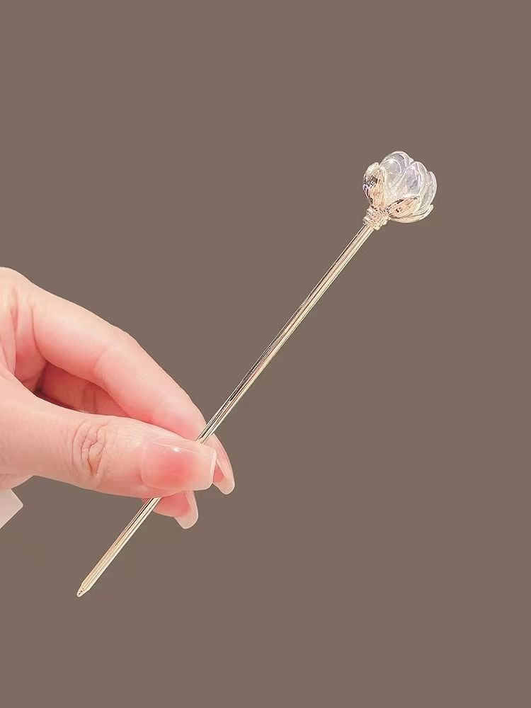 Kristall-Lotus-Haarnadel für F – Hanbok Hair Pin Bewertung und Preis