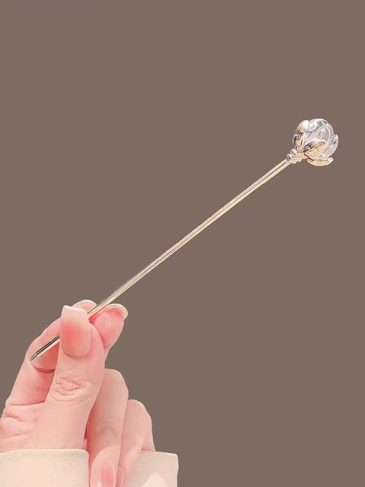 Kristall-Lotus-Haarnadel für F – Hanbok Hair Pin Bewertung und Preis
