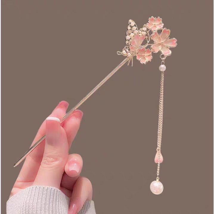 Sakura-Haarnadel mit Hochwerti – Hanbok Hair Pin Bewertung und Preis