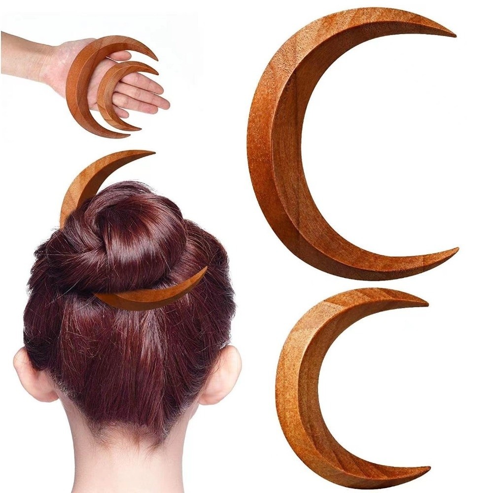 Elegante Halbmond-Haargabel, h – Hanbok Hair Pin Bewertung und Preis