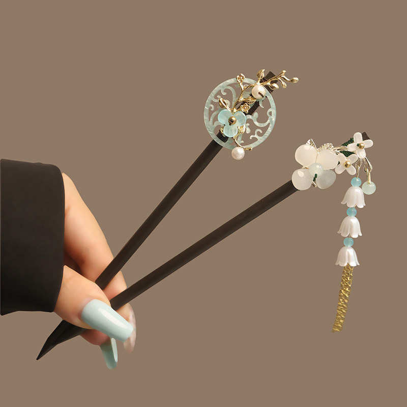 Blume Quaste Perle Haar Sticks – Hanbok Hair Pin Bewertung und Preis